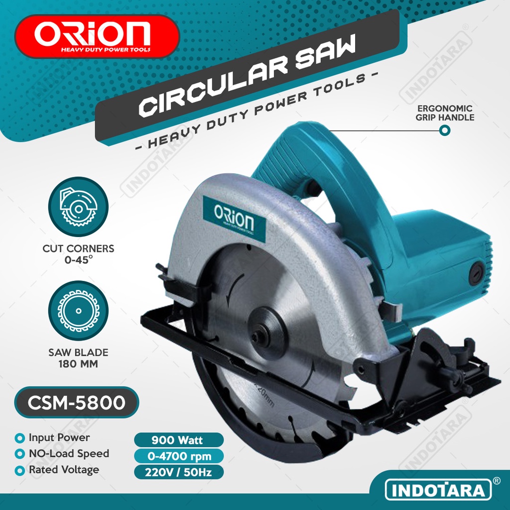 Circular Saw / Mesin Gergaji / Mesin Potong Orion CSM5800