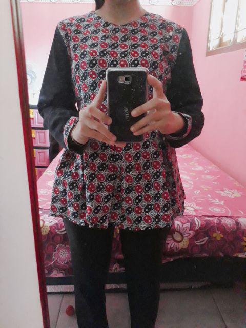 Atasan Batik Dolby Dolbi Dobby Doby Tenun Sutra Tulis Halus Katun Atbm Baron ,sarombit Atasan