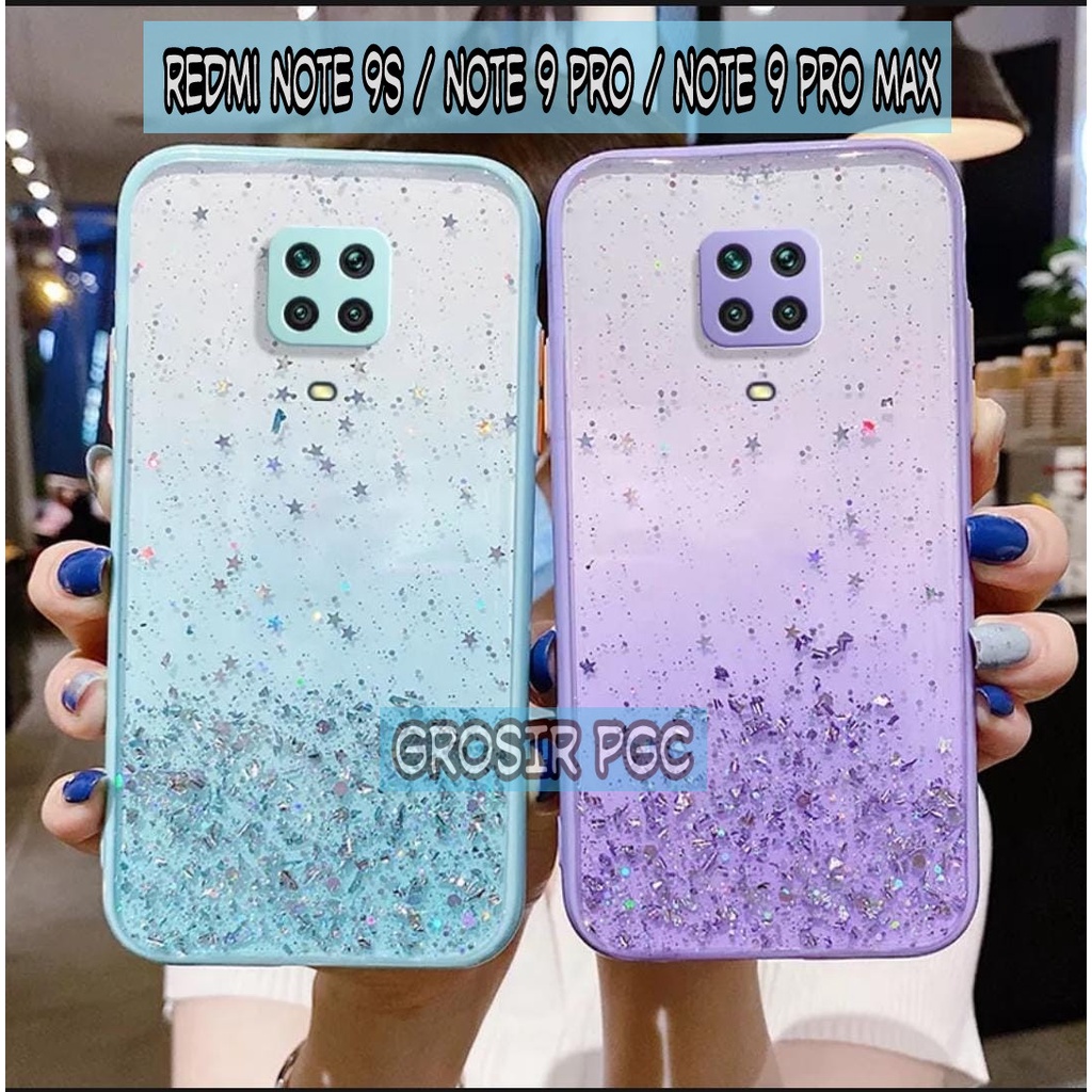 SOFTCASE GLITER ( XIAOMI REDMI NOTE 9 PRO / NOTE 9S / NOTE 9 PROMAX ) TERBARU CASE DOVE GLITER FUZE 