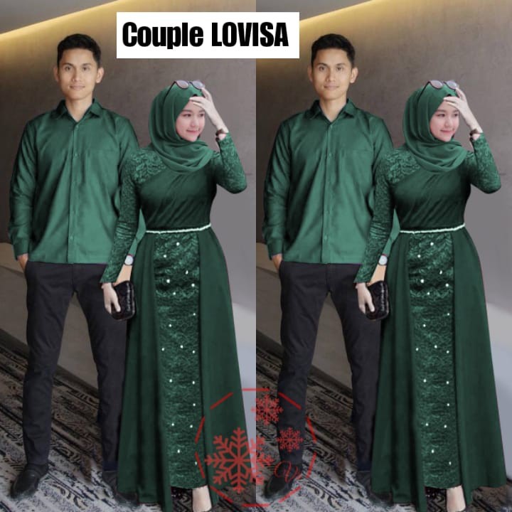 XC - Couple Lovisa Terbaru / Couple Fashion Muslim Trendy / Couple Best Seller