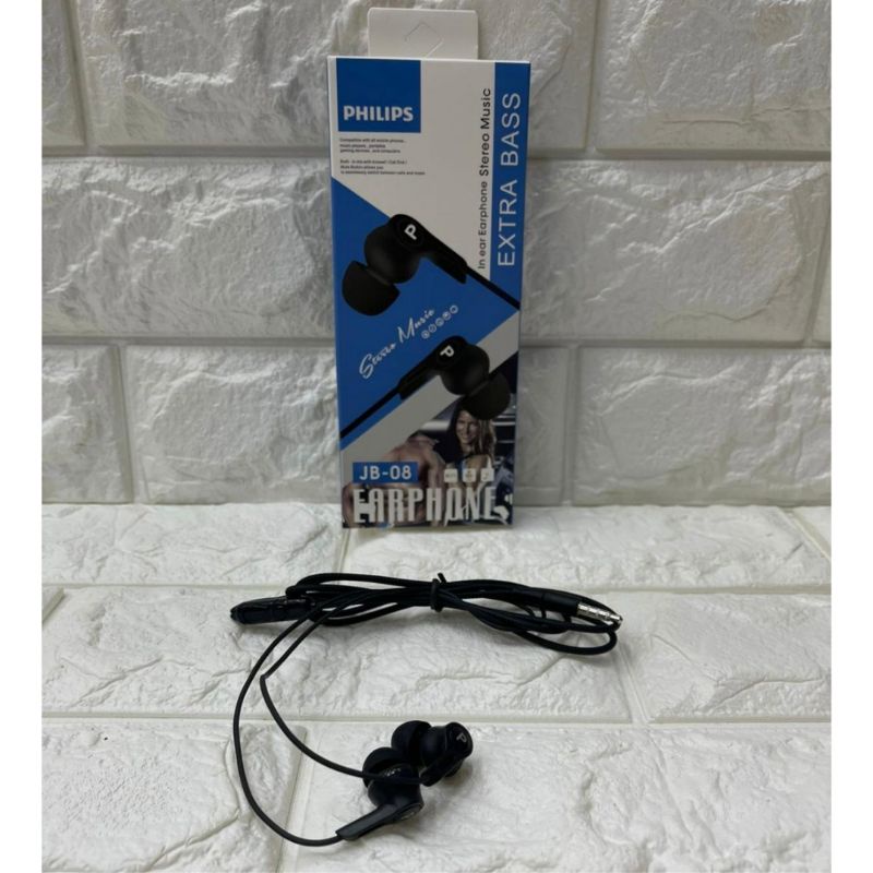 Handsfree Philips JB-08 + Mic harga murah