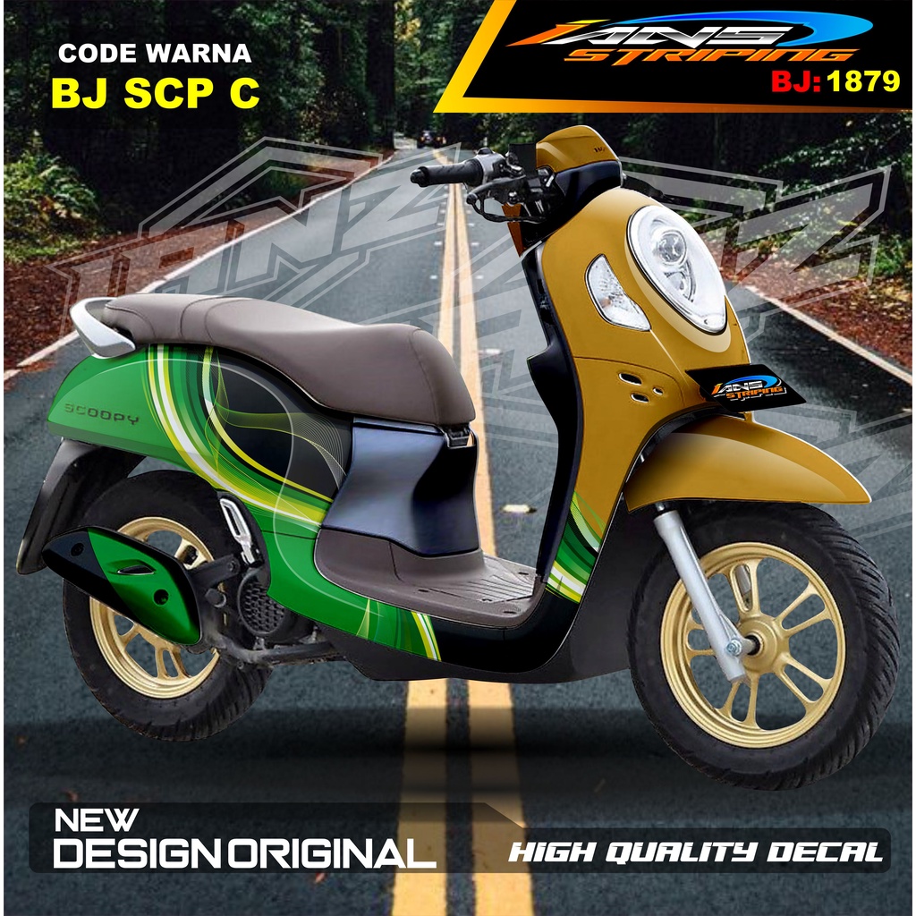 VARIASI STIKER FULL BODY SCOOPY / STICKER ALL NEW SCOOPY / STIKER FULL BODY SCOOPY TERMURAH / STIKER MOTOR SCOOPY / STIKER MOTOR