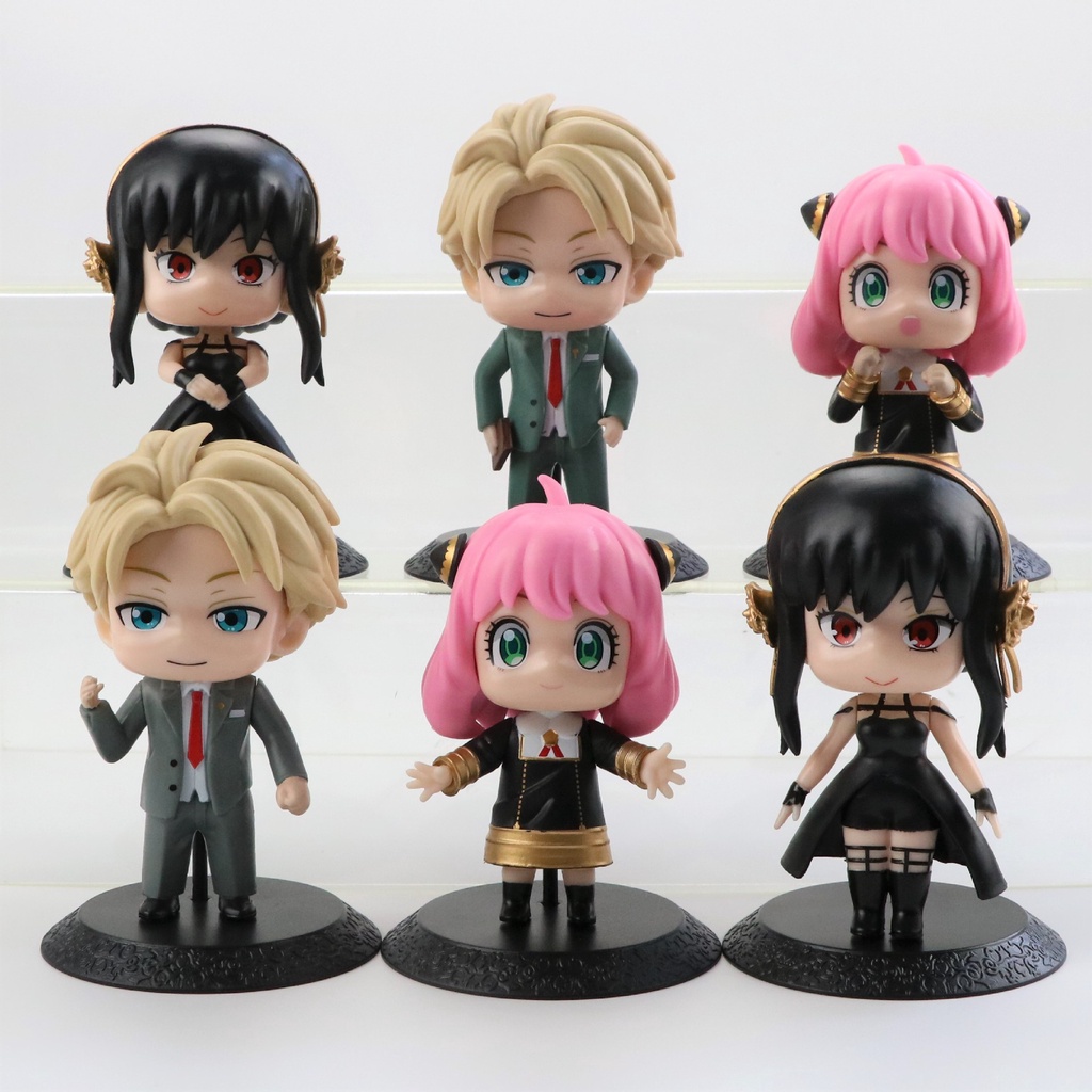 6pcs action figure model Anime Spyxfamily Ania Untuk Dekorasi