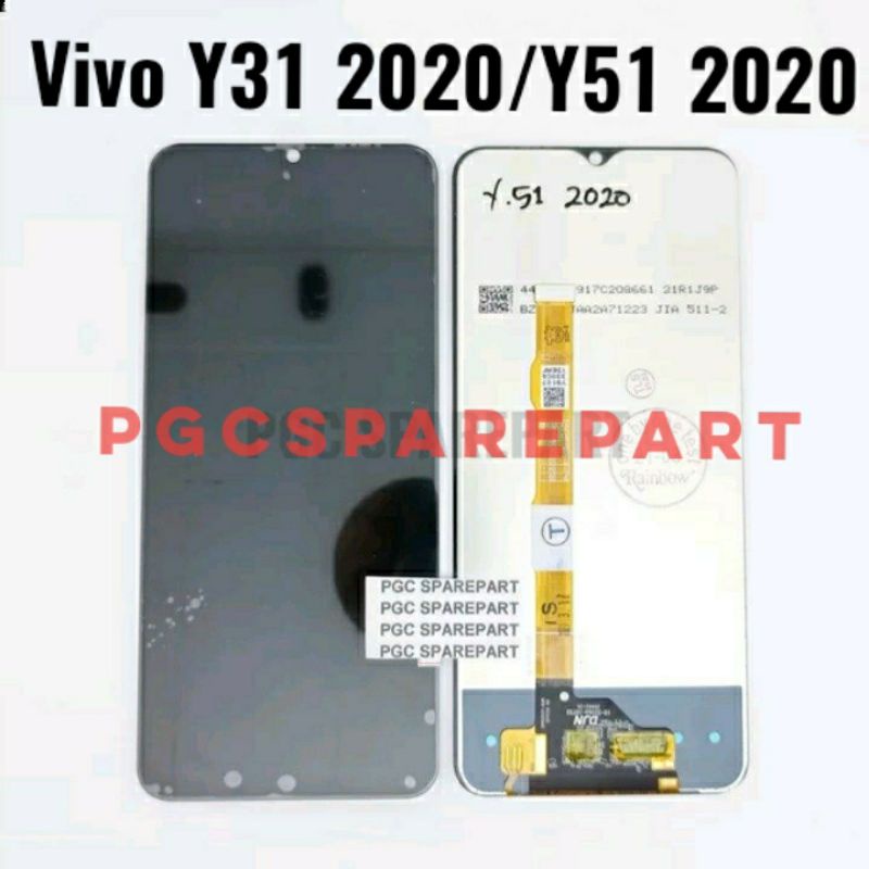 Incell - LCD Touchscreen Fullset Vivo Y51 2020 Y31 2020