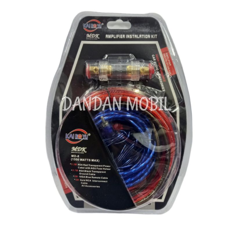 kabel set audio mobil/subwoofer amplifier installation kit
