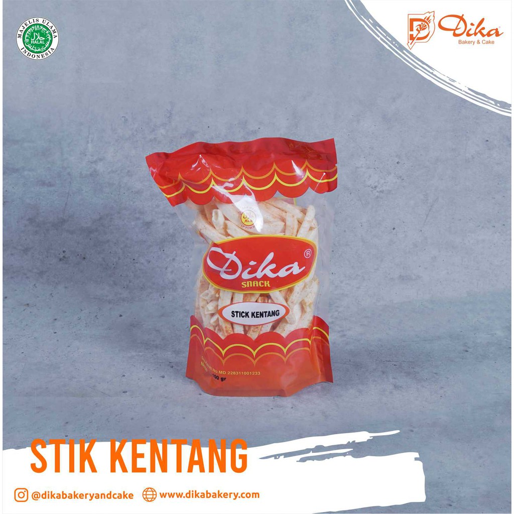 

Roti Kue Kering Stik Kentang 100 Gram Dika Bakery