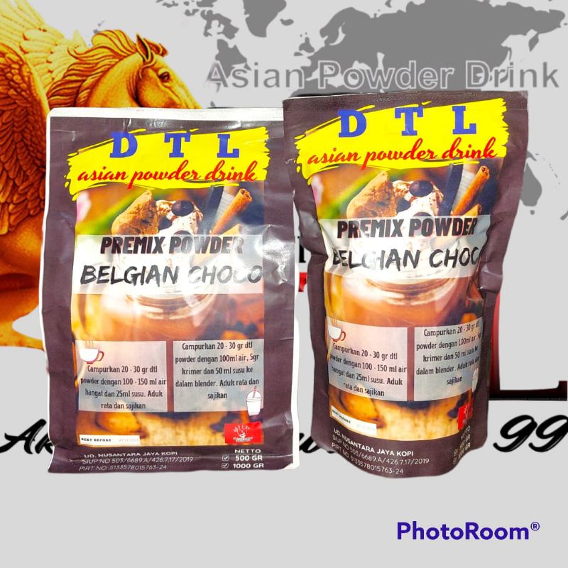 

Bubuk minuman DTL rasa choco belgian / powder drink DTL varian belgian choco