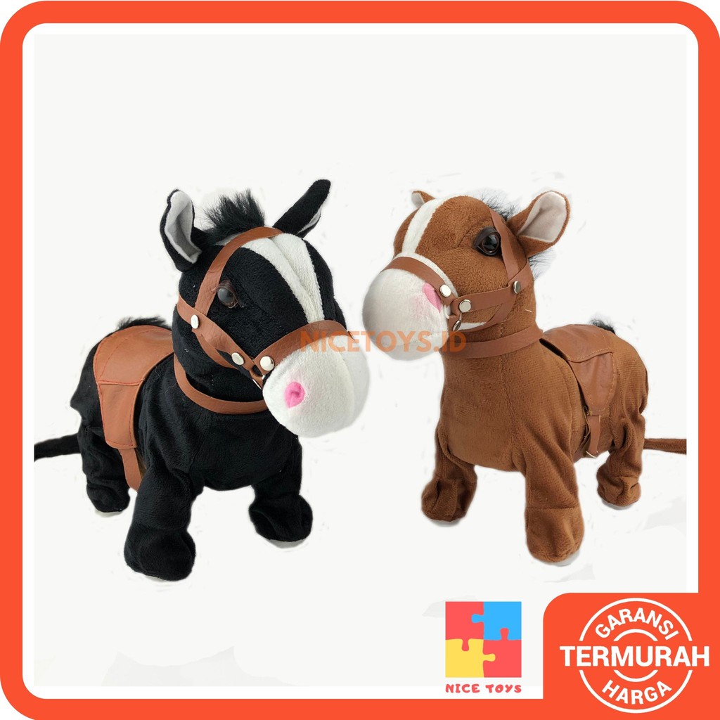 Walking Horse Doll Boneka Horse Boneka Kuda Boneka Anak Boneka Murah Boneka Bergerak Walking Doll