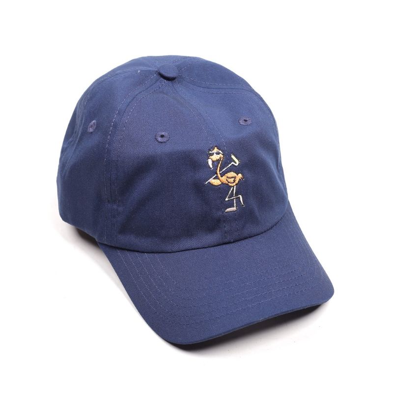 (BISA COD) Topi WADEZIG FLAMINGO DADHAT NAVY / Topi Pria Baseball Distro Original Cowok Keren Terbar
