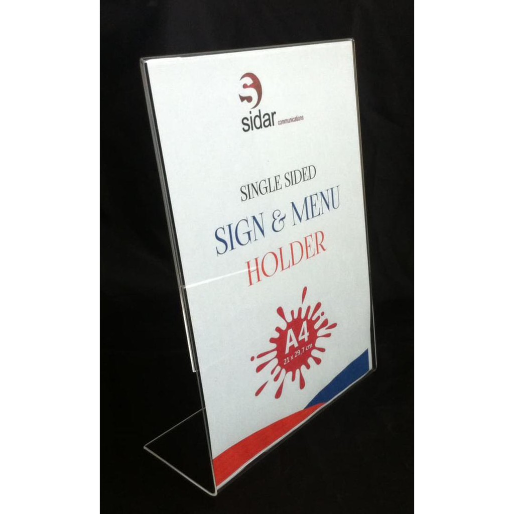 

PROMO Display brosur Akrilik / Acrylic ukuran A4