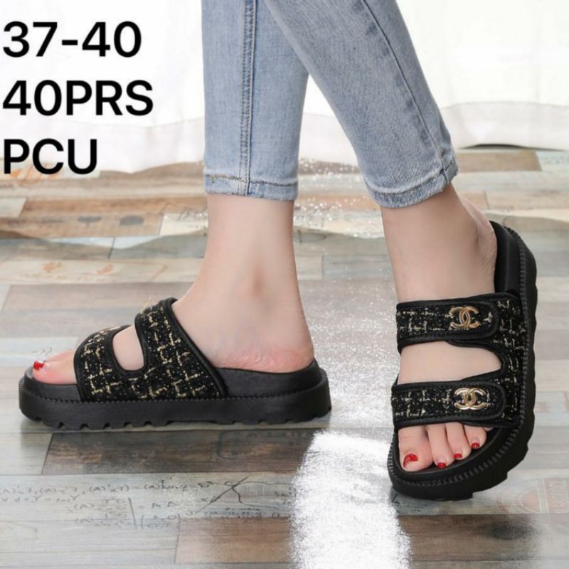 Original Balance 238 Sandal Wedges Slop Velcro CNL Import Wanita Karet Sendal Selop Cewek Perempuan Jelly Kretek Impor Terbaru Florida 840 238-1 238-8B