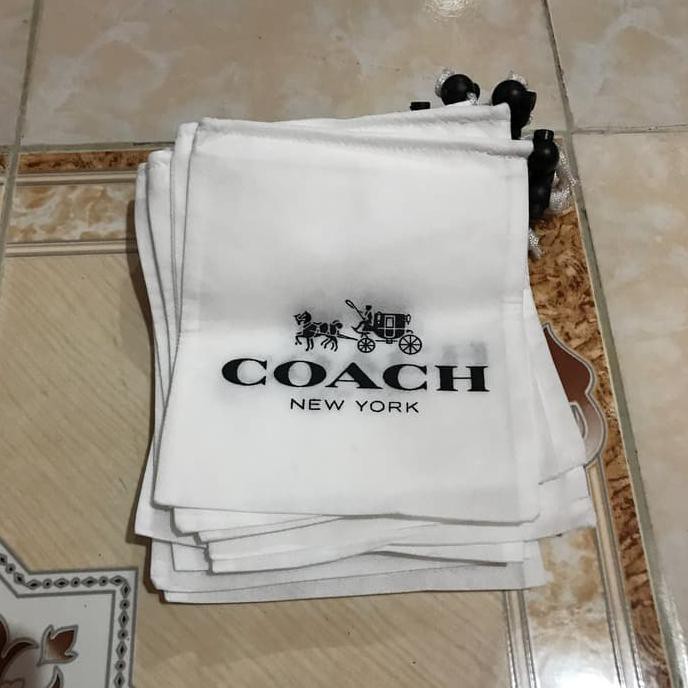 COACH Dustbag Wallet Serut / Cover / Dust Bag / DB Branded - wallet SHORT EKSLUSIF