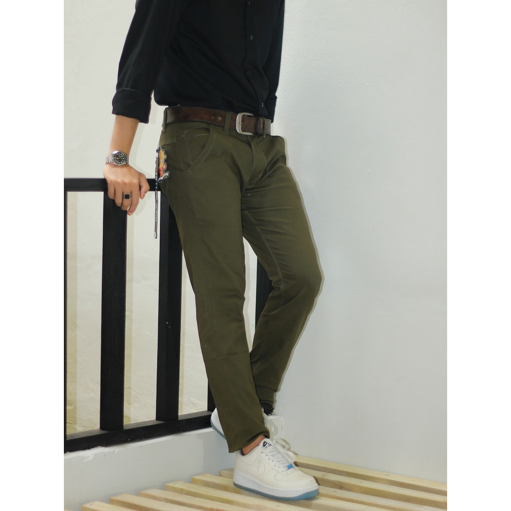 TERLARIS CELANA CHINO PREMIUM MALMO ( REAL PICT ) CHINOS KERJA KANTORAN HARIAN CHINO PANJANG PRIA SLIM FIT STRETCH