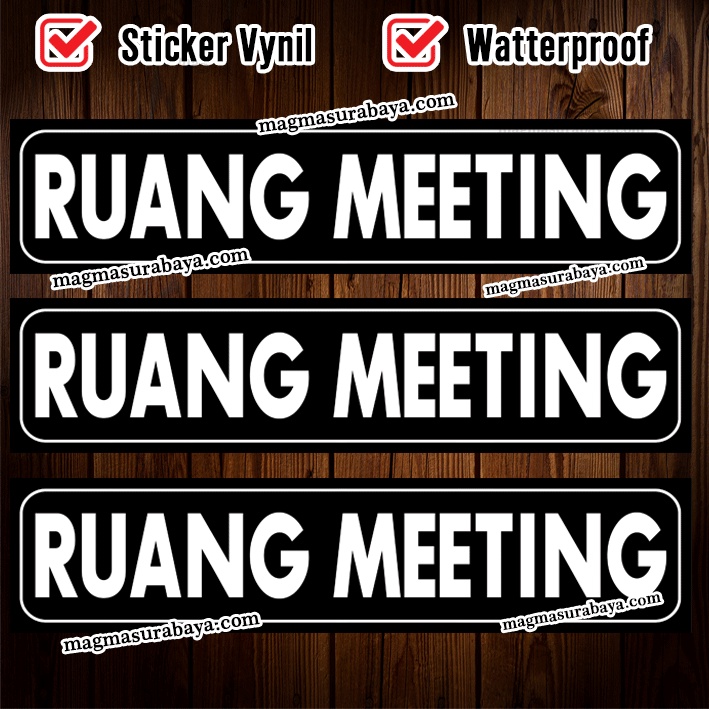 

Stiker Ruang Meeting Magma Surabaya