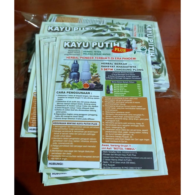 El Kahfi Kayu Putih Plus Original Herbal Tetes Pelega Sesak Nafas-5