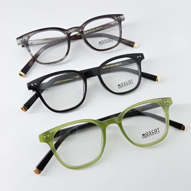 MOSCOT ORIGINALS // include pouch, lap kacamata, lens celaner