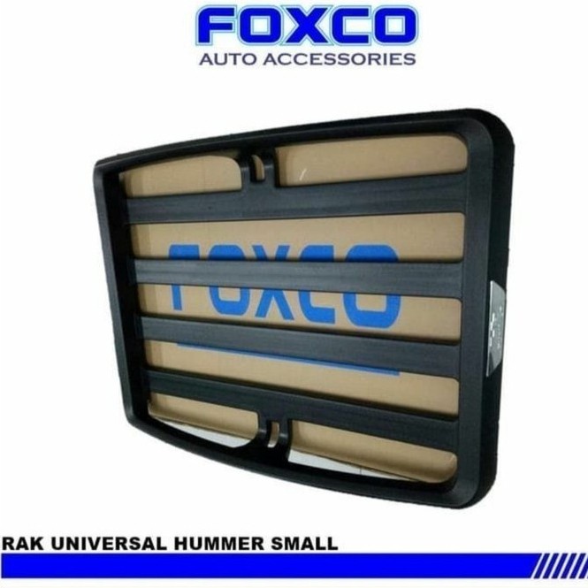Paket Rack Atas Foxco & Cross Bar Jepit Roof Rail Platinum Mobil Suzuki XL7
