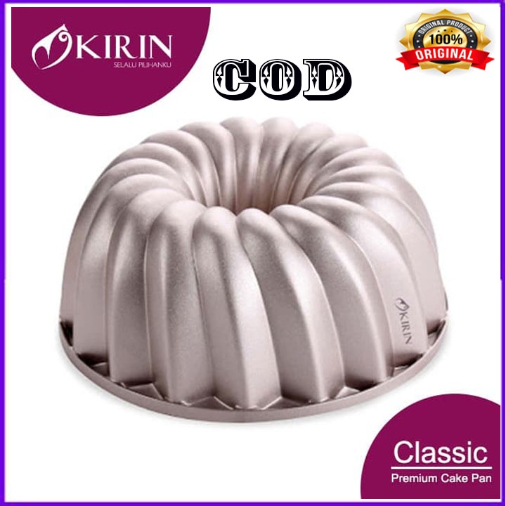 Kirin Premium Cake Pan Classic Cetakan Kue Dengan Teflon Anti Lengket Ekstra Tebal NEW PROMO