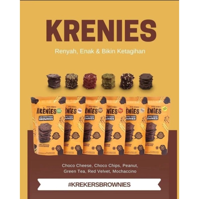 

#krenies#krekesbrownies#cemilan#cemilanenak#cemilanpraktis