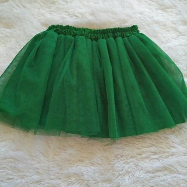 Skirt hijau natal