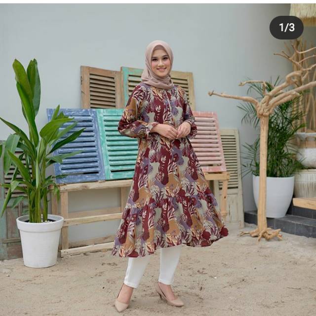 Plante Tunik by Heaven Lights dark maroon M