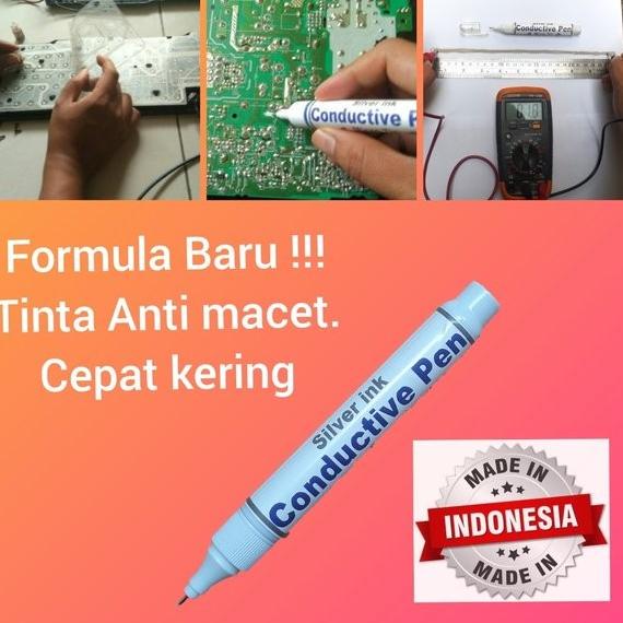 

SiPremiumer Conductive Pen / Iron pen Penyambung Jalur PCB --Termurah--