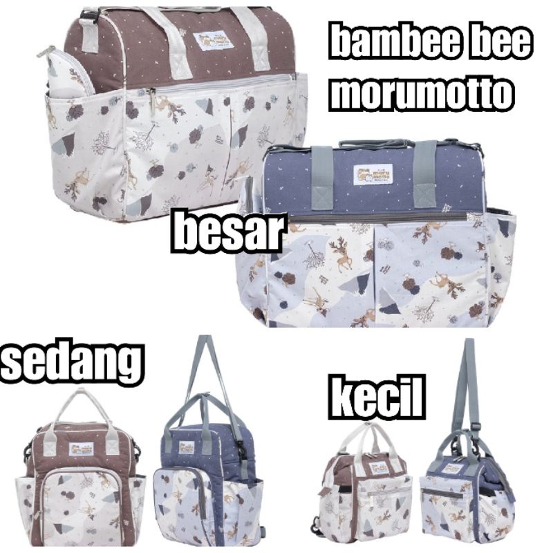 Morumotto tas bayi kecil/sedang/besar bambee series