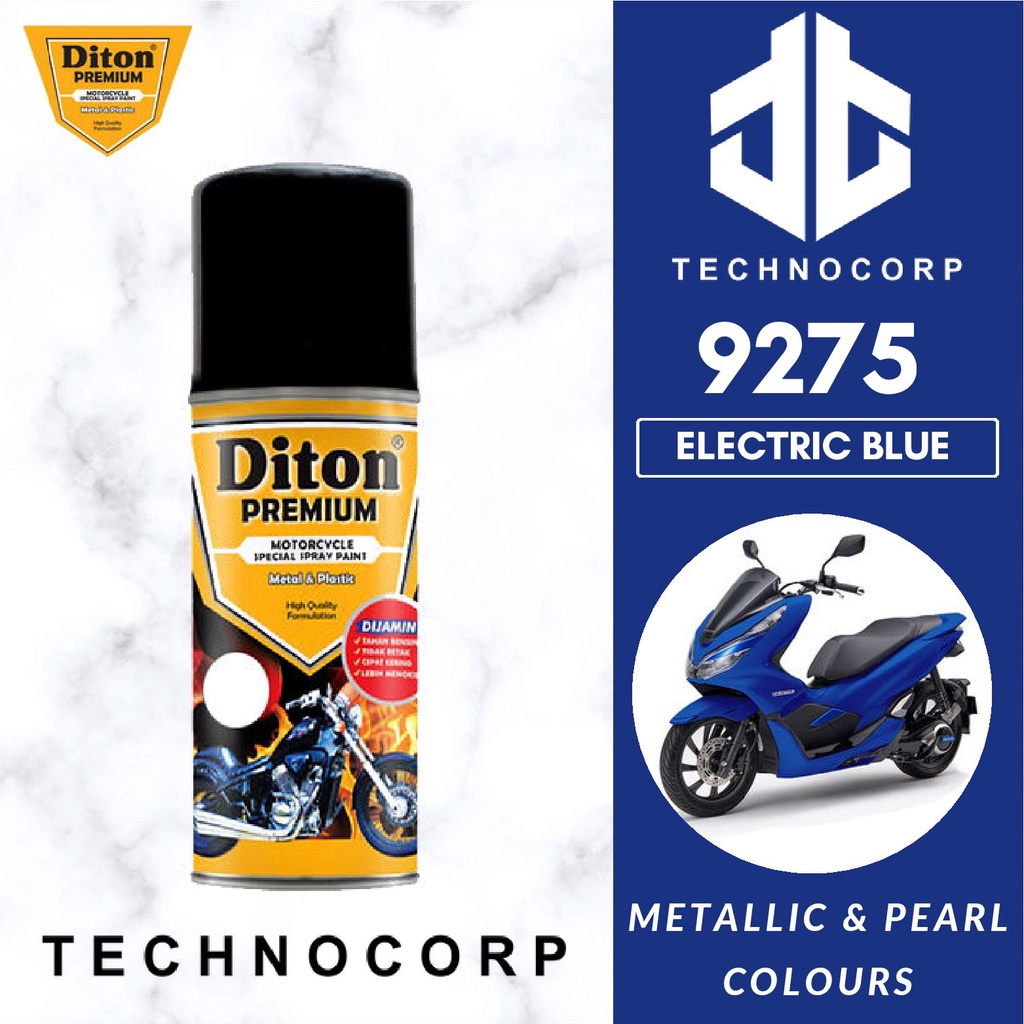 

Cat Semprot DITON PREMIUM 9275 ELECTRIC BLUE / YAMAHA BIRU METALLIC