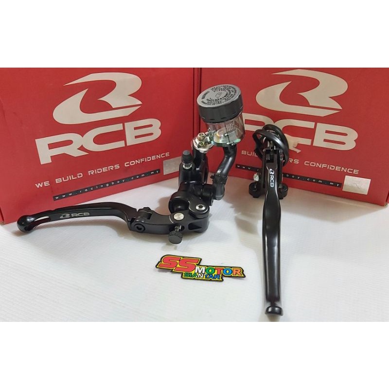 Jual Master Rem Rcb S Black Mm Dan Kiri Rcb E Cable Only Rem Kopling Shopee Indonesia