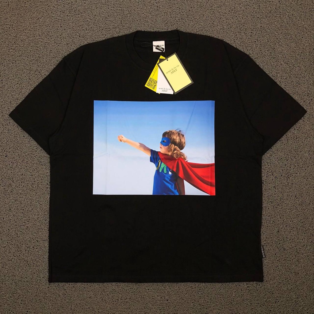 KAOS ADLV KID 14 BLACK TEES SHIRT