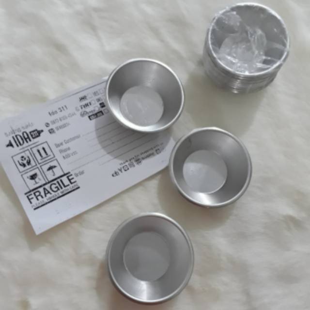 Loyang pie polos / loyang hokkaido cheese tart / cetakan kue tartlet