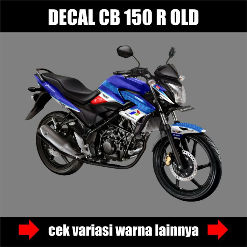 DECAL VARIASI HONDA CB 150R OLD MANDALIKA - STIKER FULL BODY CB 150R LAMA