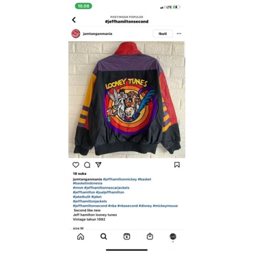 Jaket Jeff Hamilton Original Second off looney tones
