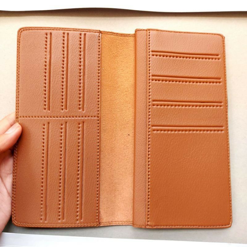 Dompet pria panjang kulit sintetis