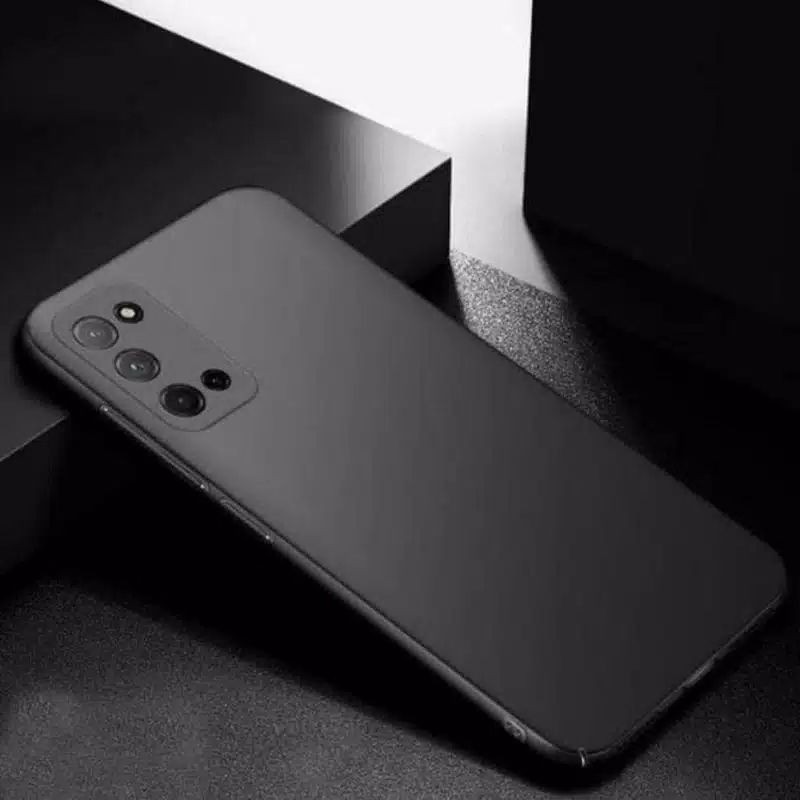 Oppo Reno 5 Softcase Premium Matte Silikon Black