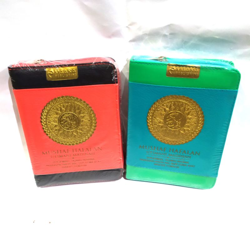 Mushaf Hafalan Utsmani Madinah Terjemah Tajwid Resleting A6