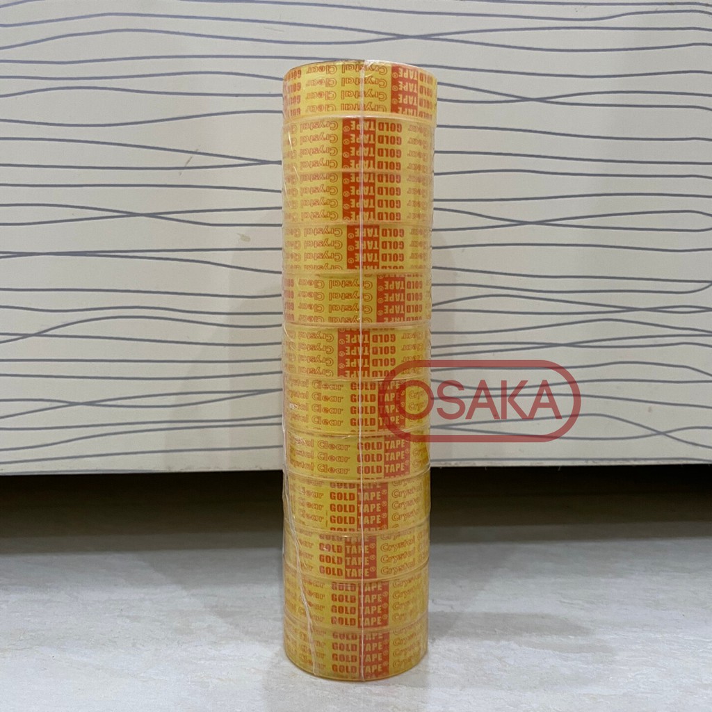 

12 PCS Isolasi / Selotip Bening Kecil Goldtape 12mm / 1/2 inch