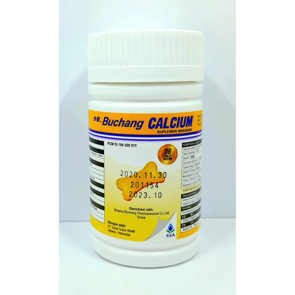 BUCHANG CALCIUM - kalsium tulang - obat pengapuran tulang - vitamin tulang