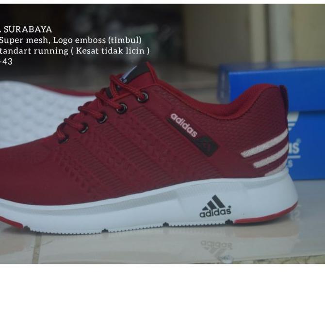 9.9✔️SEPATU SPORT ADIDAS NBA - MERAH MAROON|RA7