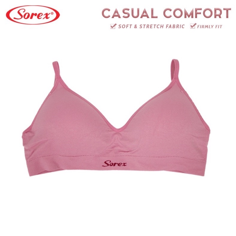 Sorex Bra Tanpa Kawat Busa Kait 2 Setara Cup B Bra Harian Casual Comfort BH 65001 - Sorex Bra