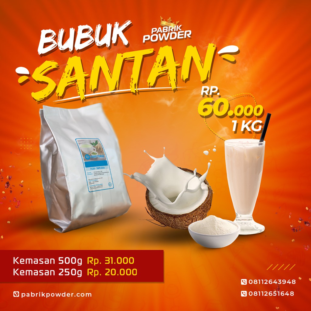 Bubuk Santan / Coconut Cream Powder  500gr