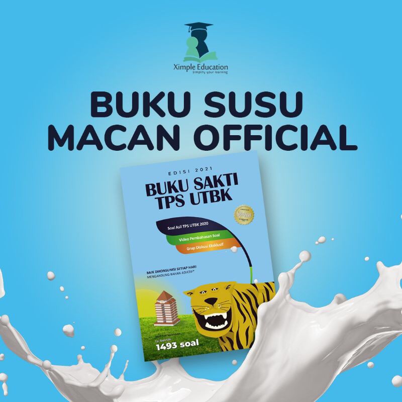 Buku Sakti TPS UTBK  2021 Buku Susu Macan
