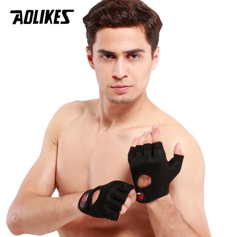 AOLIKES 1679 Neoprene Gloves / Sport Fitness Gloves Gym - Sarung Tangan Olahraga Fitness GYM Sepeda