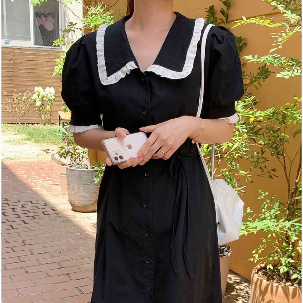 Jiwoo Dress Korea Vintage Retro