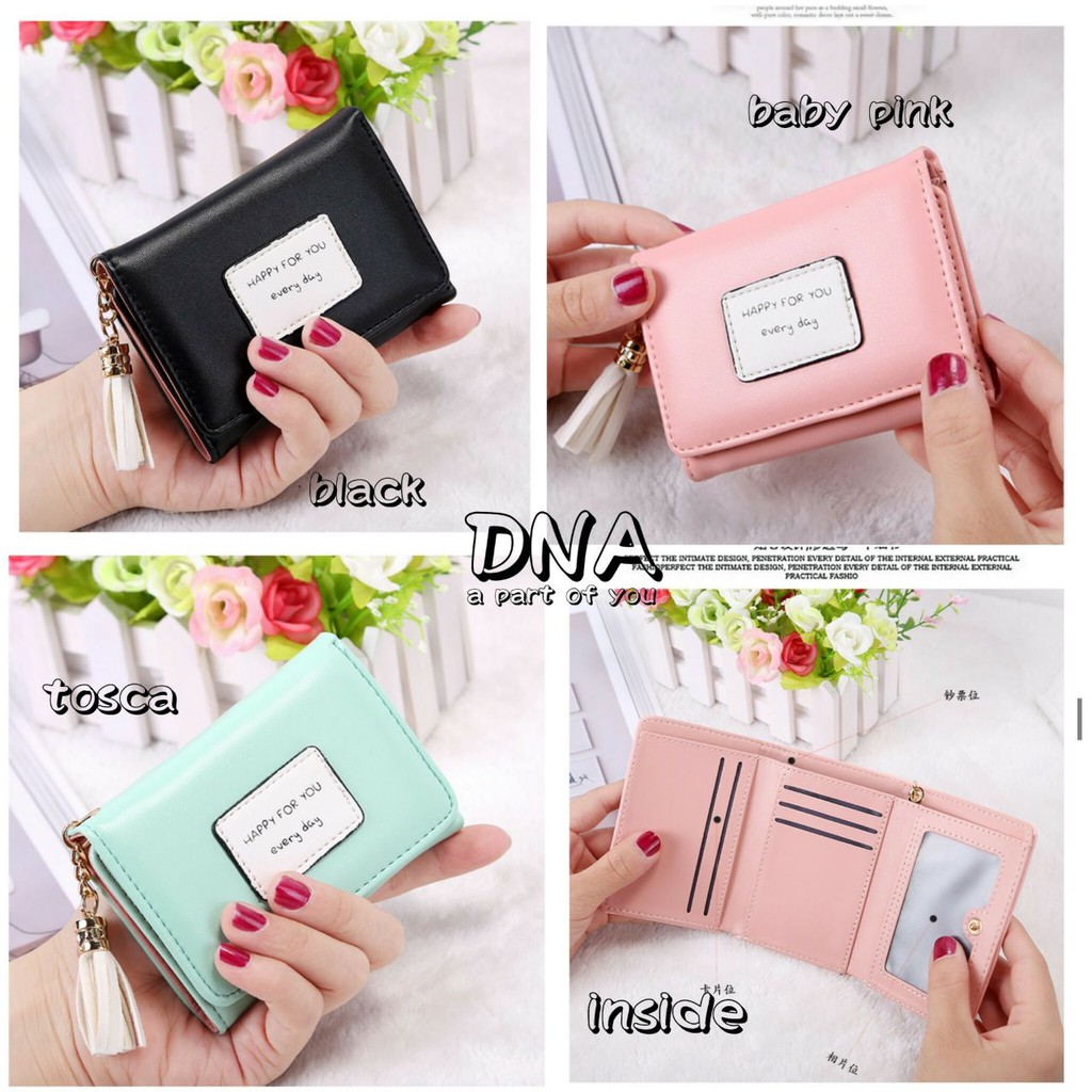 PROMO DISKON Dompet Lipat Cewek Simpel Sign