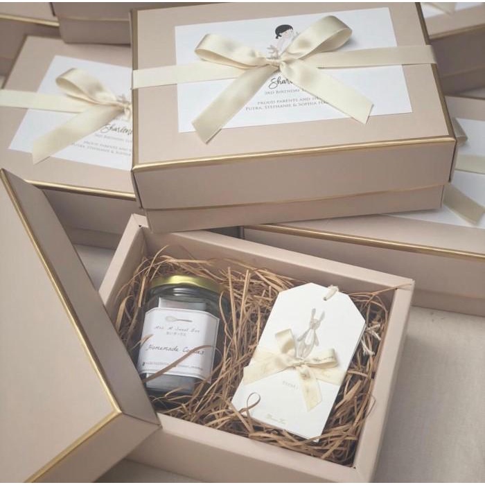 

Brown Tree / Plain Fine Box / Gift Box /Blush Pink 075