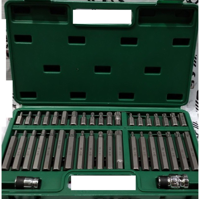 Power Bit Set Hex Star Spline Bit Set 40pc