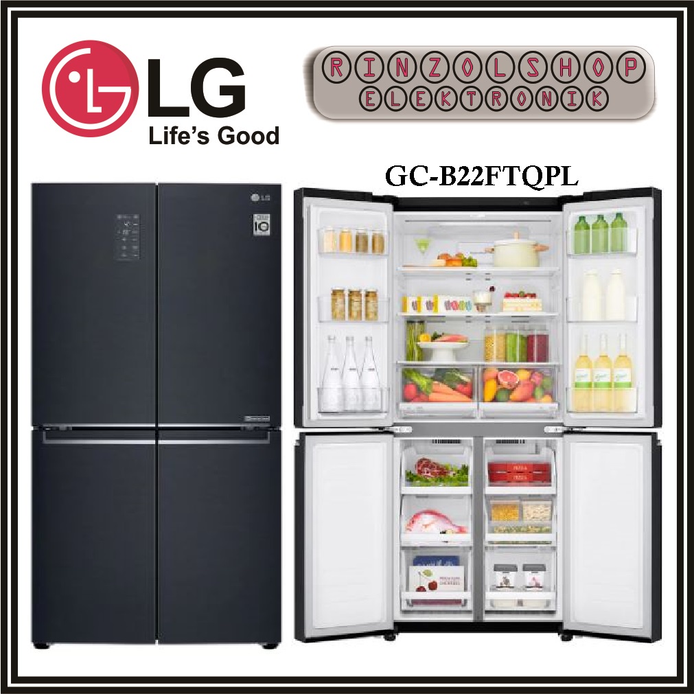 KULKAS LG GC-B22FTQPL SIDE BY SIDE INVERTER LINEAR SMART THINQ