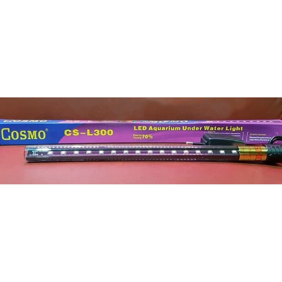 Lampu Celup Aquarium 30cm Cosmo CS-L300 LED UnderwaterLight 30 cm