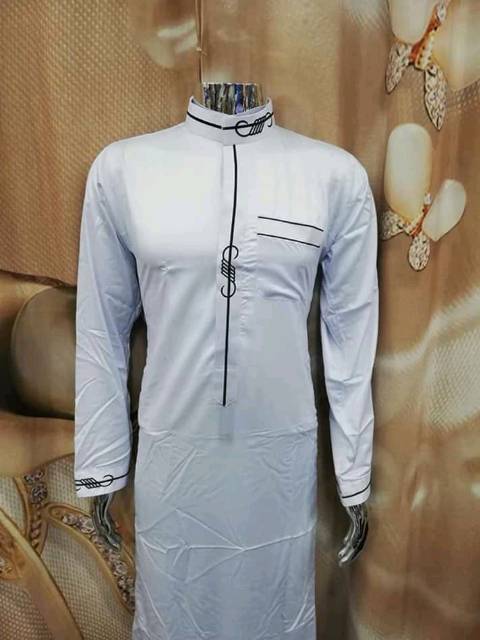 Jubah pria Daffa haromain motih bordil premium import mesir